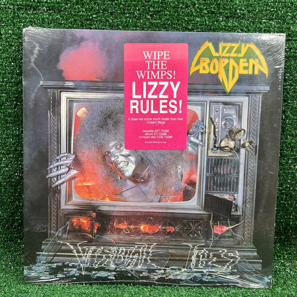 Lizzy Borden Visual Lies Vinyl‎ 33 LP  1987 Enigma ST-73288 New Sealed